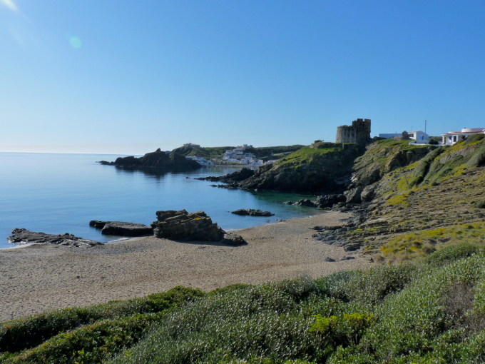 Small cala on Cami de Cavalls 